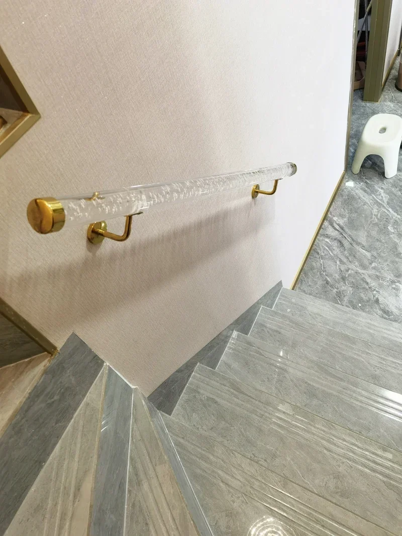 

Crystal Staircase 100-220cm Safe Anti Slip Wall Handrails For Home/Exhibition Hall/Villa Corridor Decor