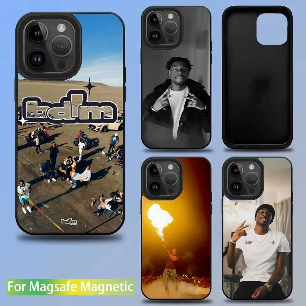 

Rapper T-Tiakola BDLM Phone Case For iPhone 16,15,14,13,12,11,Pro,Max,Plus,Mini,SE New Magsafe Magnetic Wireless Charging