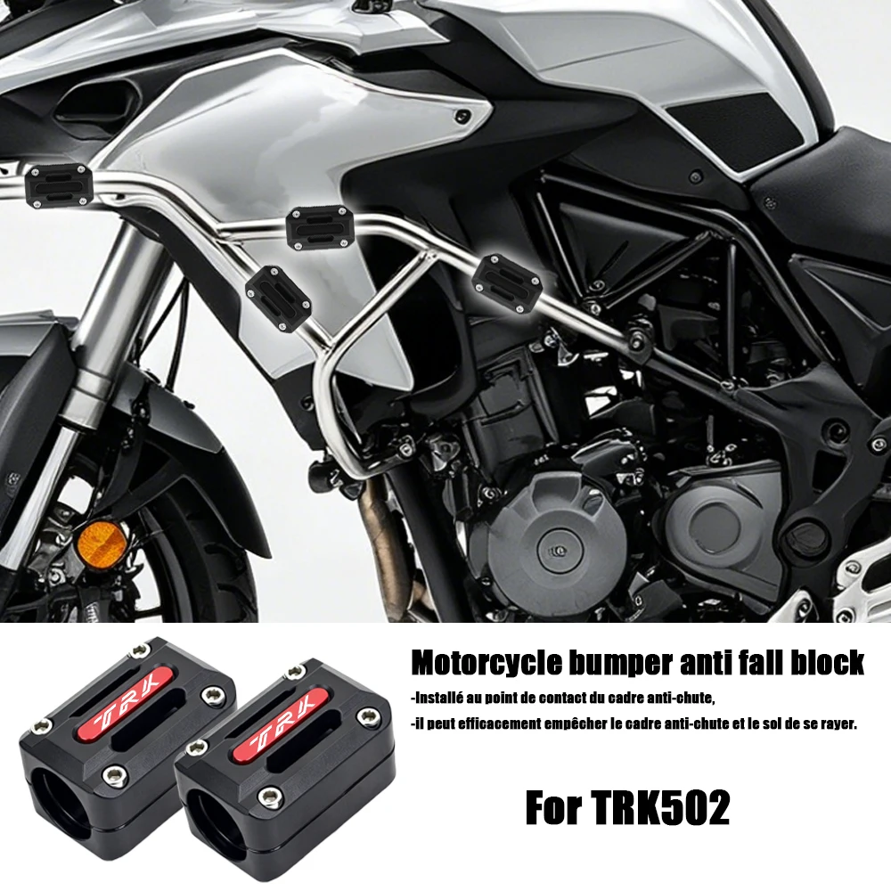 For TRK502 TRK502X TRK 702 251 800 502 TRK 502X LEONCINO 250 Motorcycle Engine Crash bar Protection Bumper Guard Block