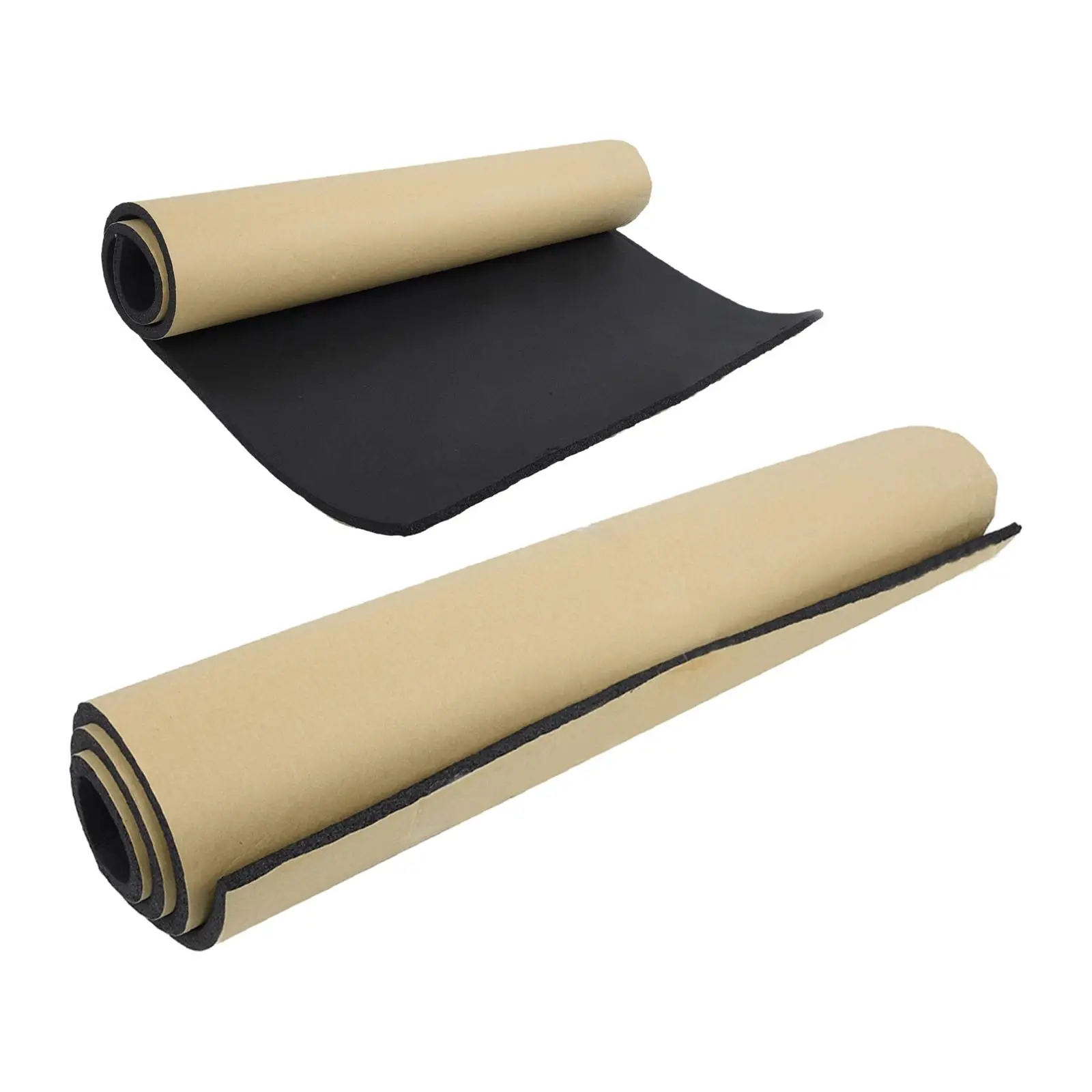 Car Heat Sound Insulation Mat Waterproof Engine Insulation Foam Laminate Easily Install for Engine Hood Roof Soundproof