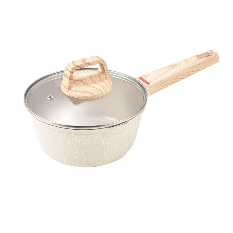 

Sauce Pan Set with Lids Nonstick Small Soup Pot Compatible with All Stovetops (Gas, Electric & Induction) PFOA Free