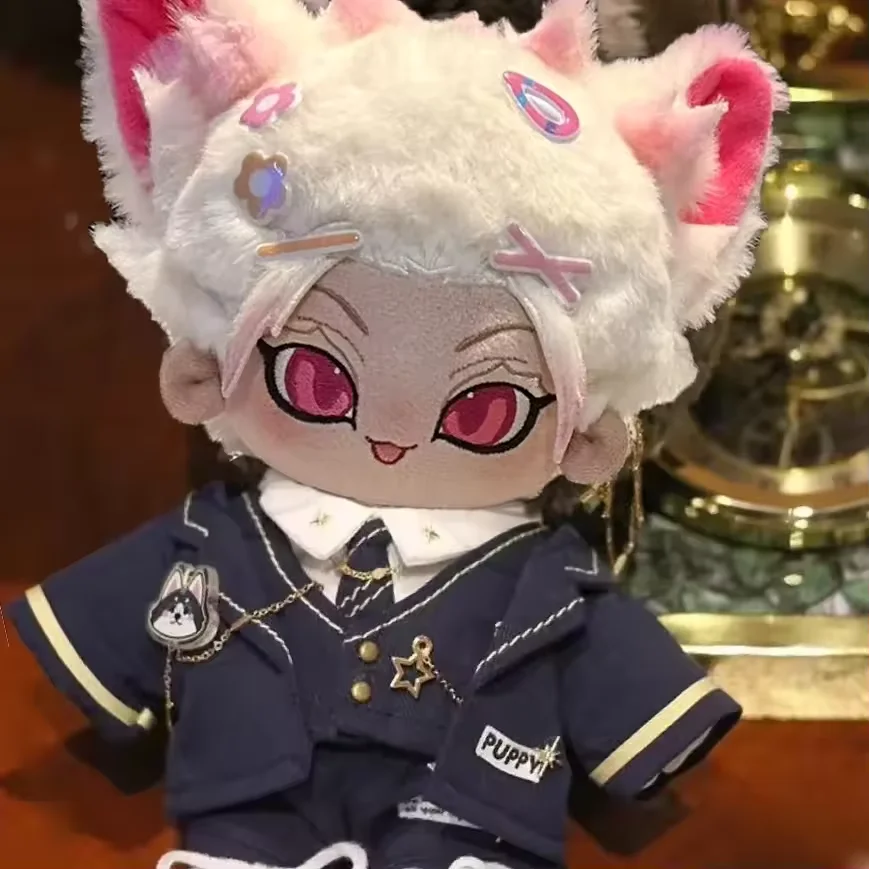 

20CM Anime Blue Lock Shidou Ryuusei Plush Doll Body Kawaii Dress-up Cotton Doll Clothes Stuffed Toy Cartoon Peripheral Gift Kid