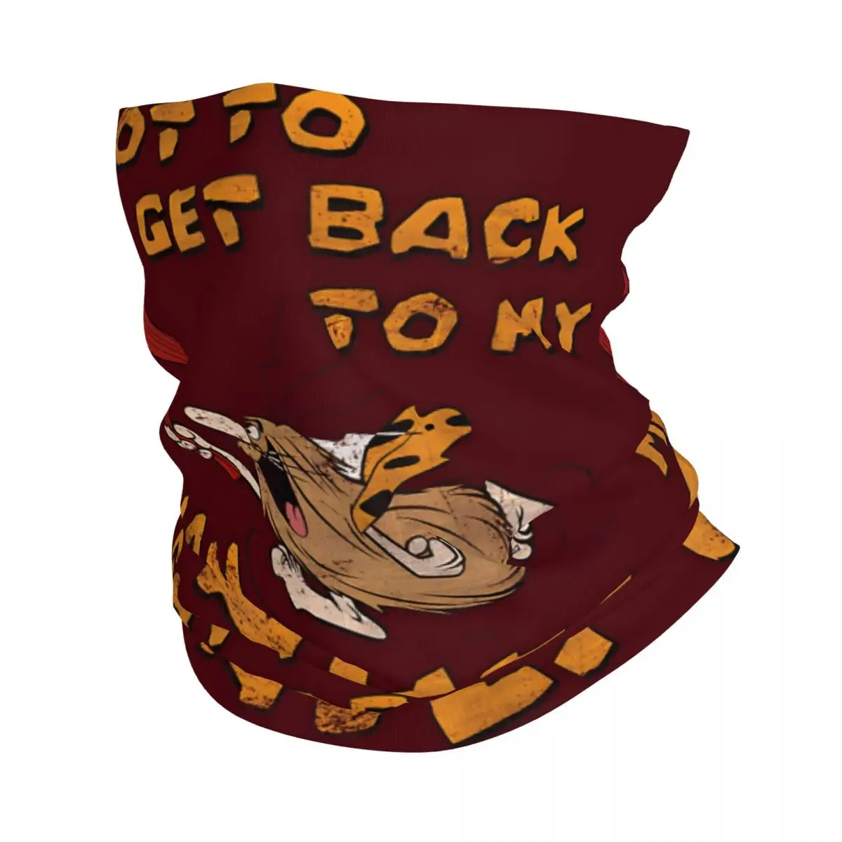 Get Back To My Cave Scarf Neckerchief Neck Face Mask Polyester