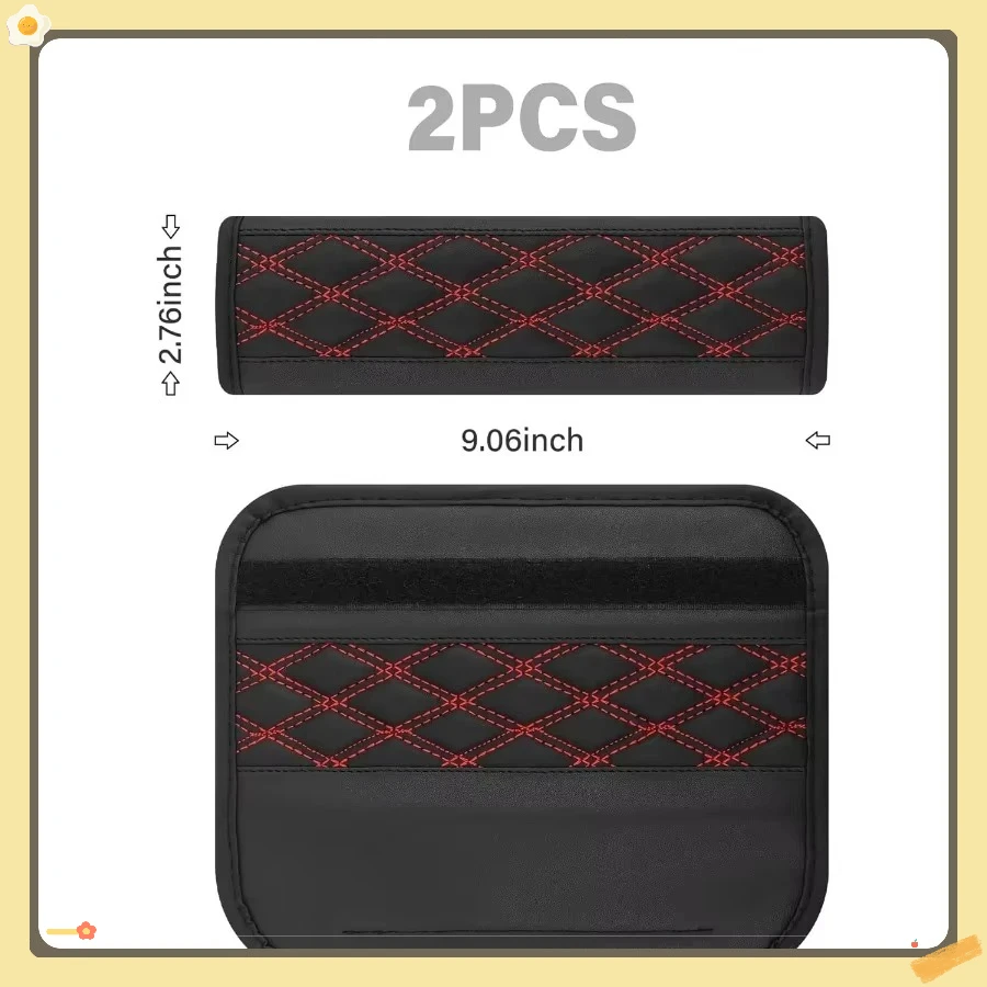 

Универсальные чехлы на автомобильные ремни безопасности, мягкая накладка из 2 предметов для комфорта плеч и шеи, автоаксессуары