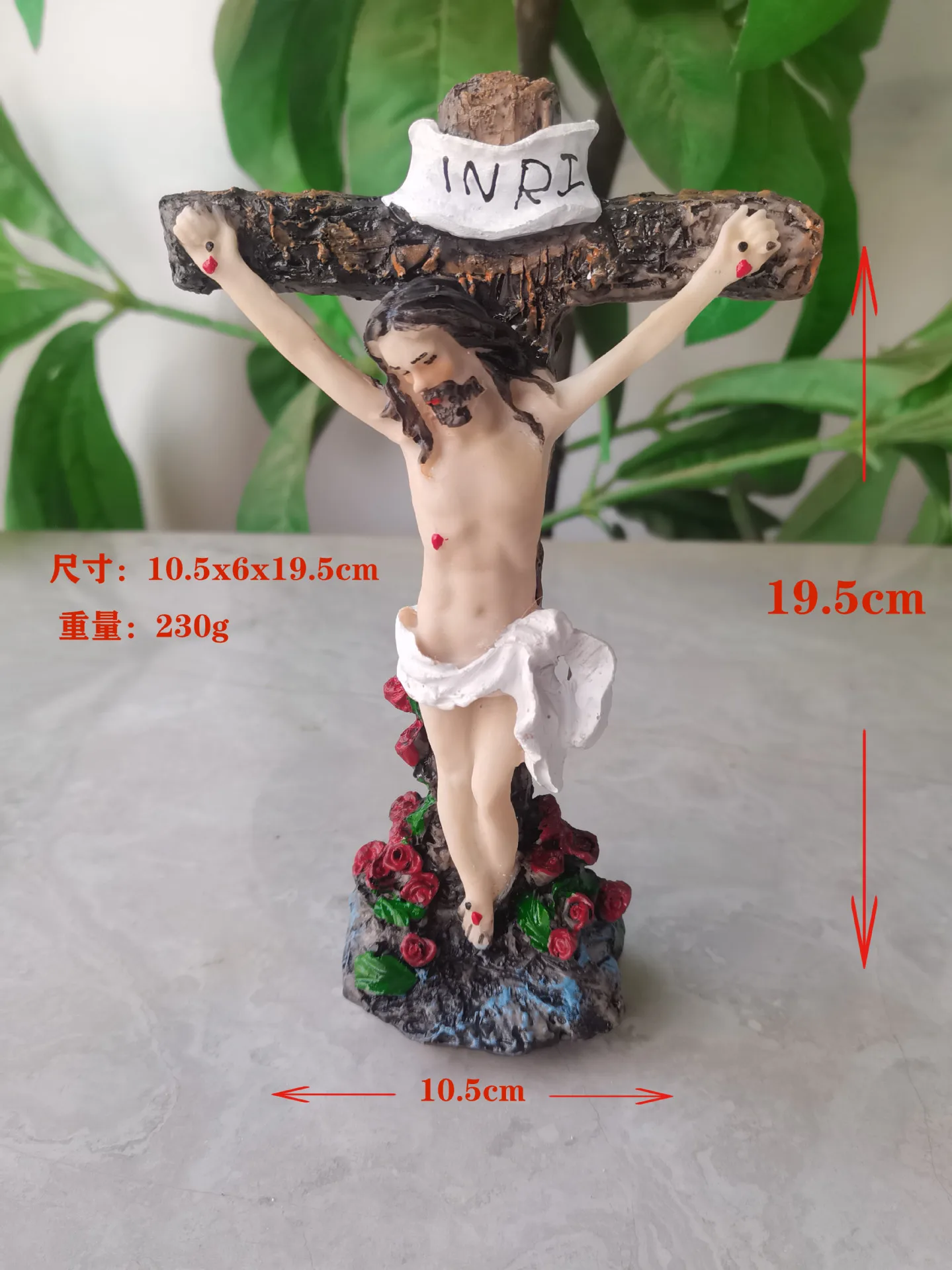 

Cross resin craft ornaments, Father's lovely western characters ornaments, handmade gifts in faith