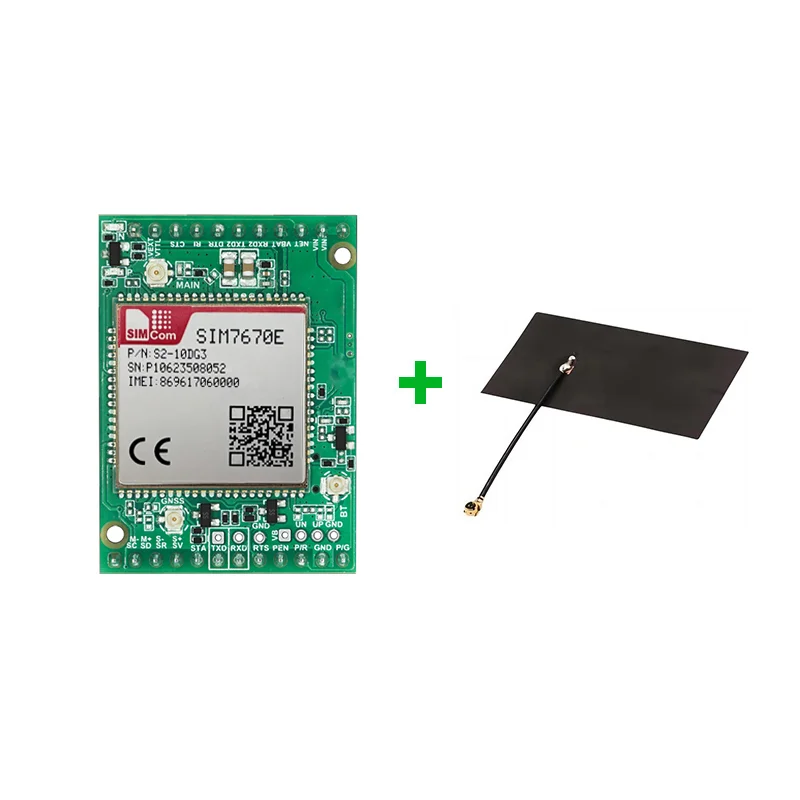 SIMcom CAT1 Core Board SIM7670E/G/NA - Qualcomm Chip Integrated Support for Data+GNSS Optional No Voice Functionality
