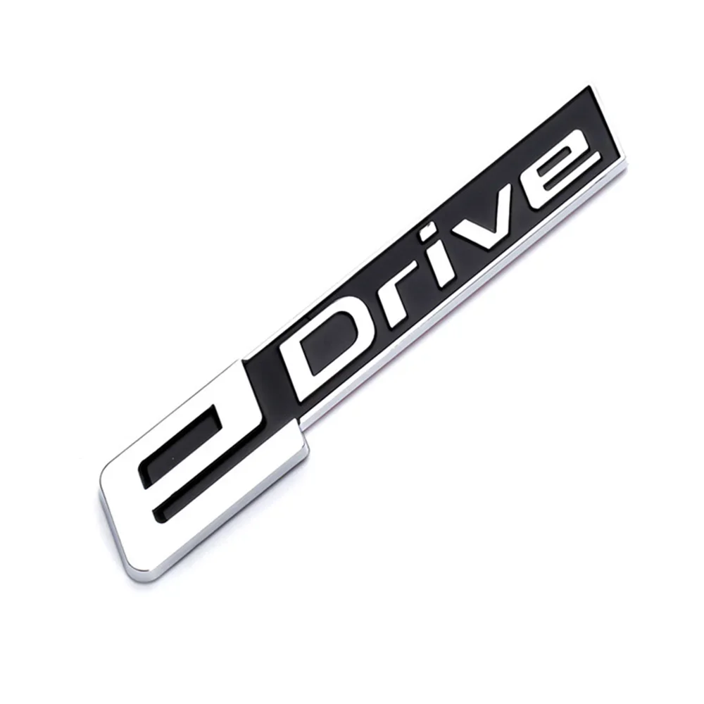 

1 шт. EDrive хромированный черный логотип, эмблема, наклейки на крыло, боковая задняя крышка багажника для X1 X7 X2 X3 X4 X5 I8, автомобильные аксессуары