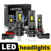 1/2PCS H7 H4 H8/H11/H16 HB3 HB4/9006 70W DC12v Car Headlight 20000lm 6000K Auto Bulb Headlamp Light Fog Lamps Beams accessory