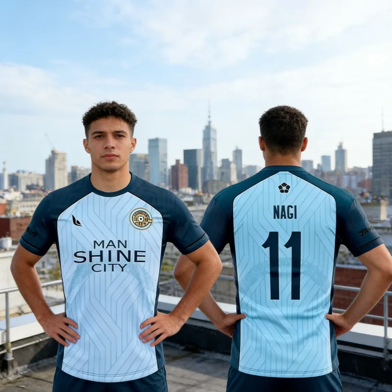 

Летняя футболка 2026 Blue Lock NAGI Man Shine City Jersey, японская аниме-форма для косплея, футбольная униформа, мужская футболка, костюм для серфинга, пляжная одежда