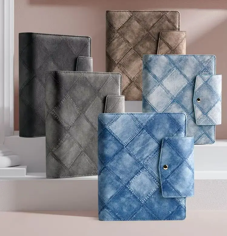 

Denim A5 Photocard Binder Kpop Notebook 4 Grid 3inch Idol Photo Album Photocards Collect Book