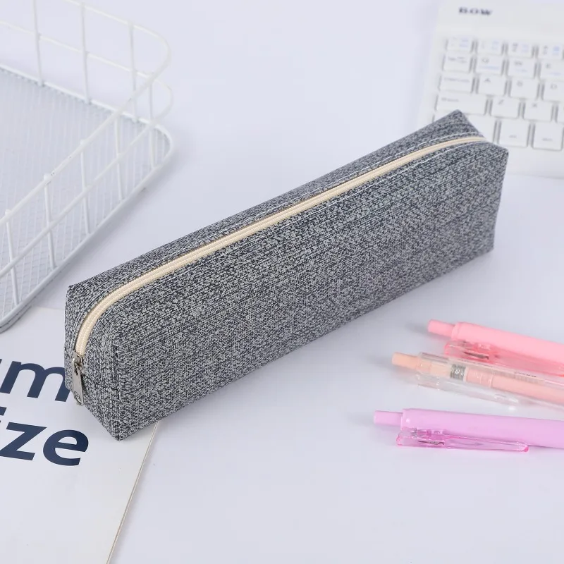 심플한 '스타일리시' 펜 홀더 - 순색 - 내구성 - 문구류 보관 가방 - 작고 컴팩트하며 휴대 가능한 시험용 문구 가방