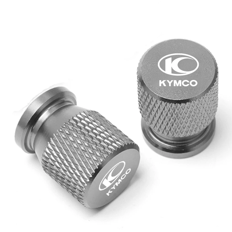 2PCS Aluminum Motorcycle Tyre Valve Cap Dustproof Universal For KYMCO AK550 XCITING 250 300 350 400 400S 500 DownTown 125 300i