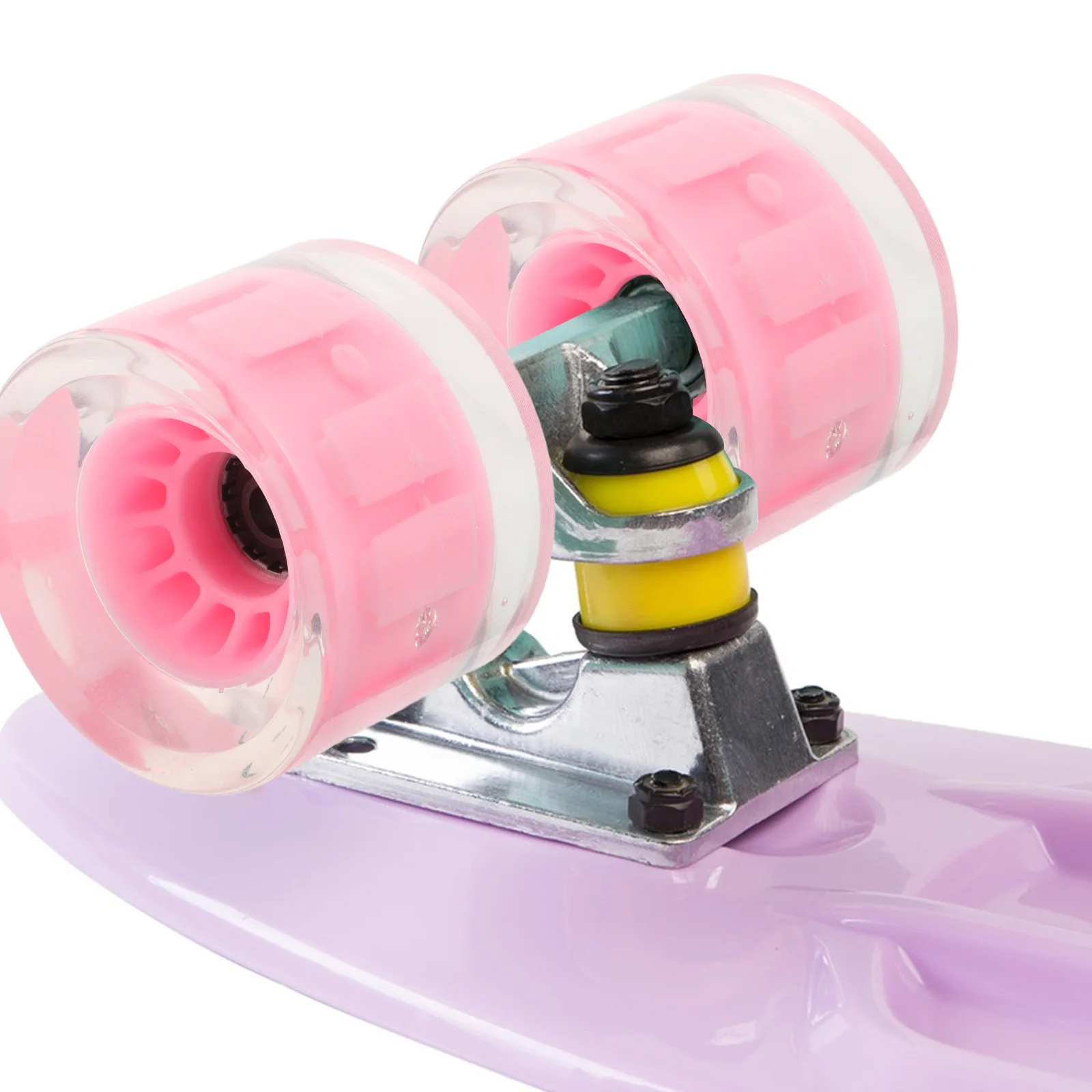 4 قطعة عجلات وامضة Longboard تضيء عجلات كروزر Pu لركوب الشارع ليلا استخدام استبدال عجلة التزلج مجموعة التزلج