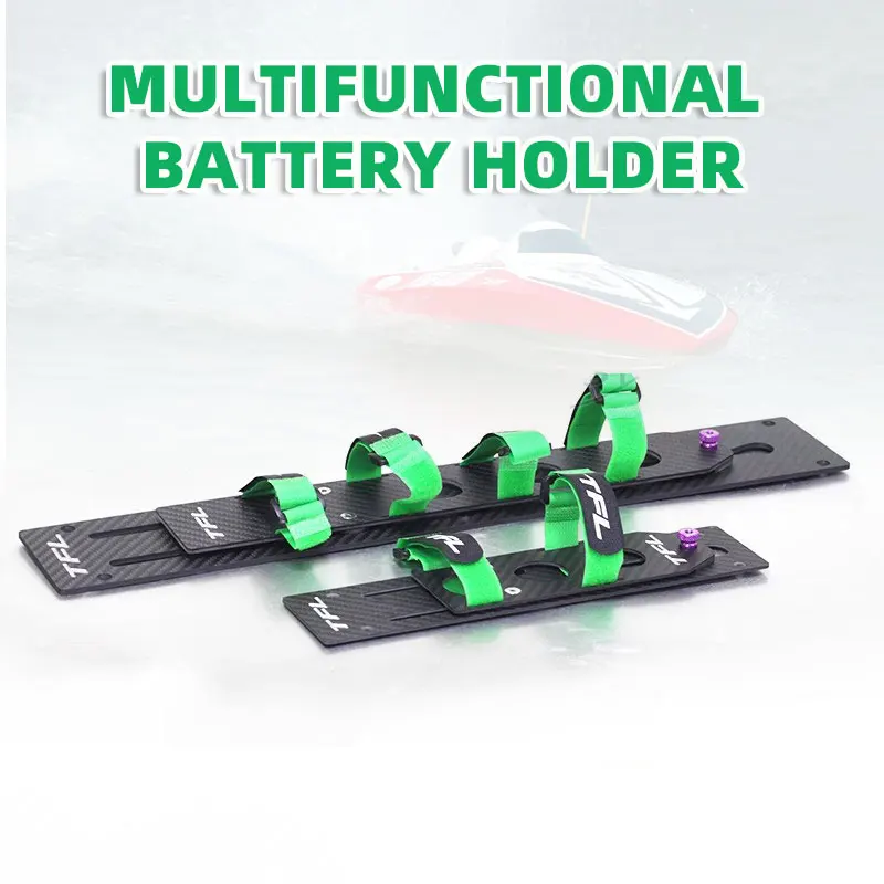 TFL 855B63 855B65 Adjustable RC Boat Battery Tray Carbon Fiber Epoxy Movable Plate 70mm 160mm For Ship Model Upgrade Parts