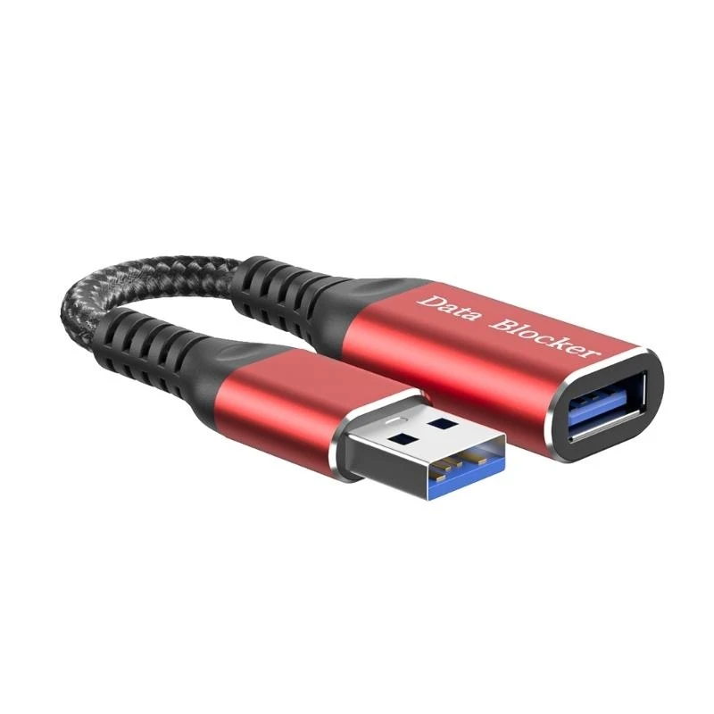 

83ce USB -женщины к мужскому блокирующему блокирующему зарядку кабель предотвращает передачу данных 12 см коротки