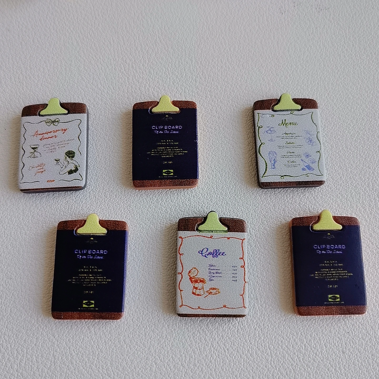 Simulation Coffee Shop Menu Board Flatback Resin Cabochon Scrapbooking Craft DIY Miniature Doll house Accessories