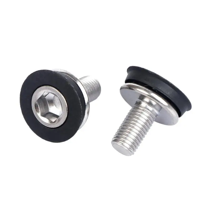 طقم تصليح مسامير المحور السفلي للدراجات الداخلي M8 مسامير سداسية، 2/5/10 قطعة براغي