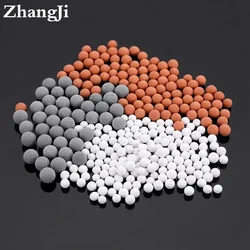 ZhangJi Filtre de remplacement pour pomme de douche Billes minérales anioniques pour salle de bain Purification de l'eau 3 sortes Diamètre 5-6mm