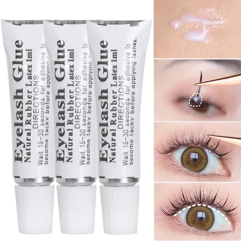 1/5PCS White Transparent False Eyelash Glue Lasting Waterproof Quick Dry Adhesive Not Irritating Eyelash Extension Glue Makeup