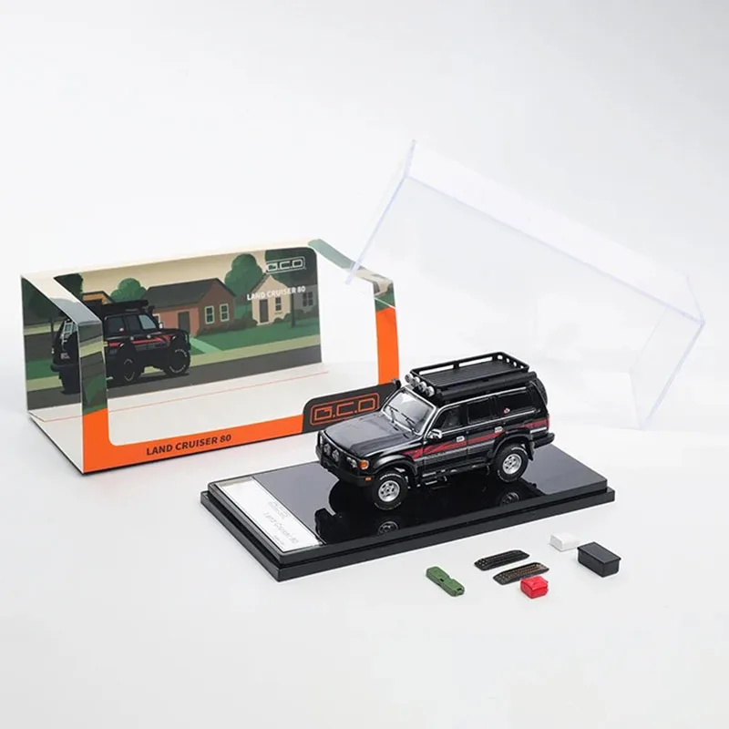 Pré-venda gcd 1:64 escala land cruiser lc80 liga simulação modelo de carro clássicos adulto lembrança presente exibição estática