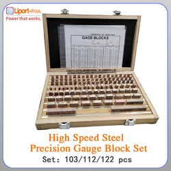 103/112/122pcs,Block Gauge Set,0 /1 Grade,High Speed Steel ,Tools for Carpenter,Inspection and Measurement,Custom Gage Available