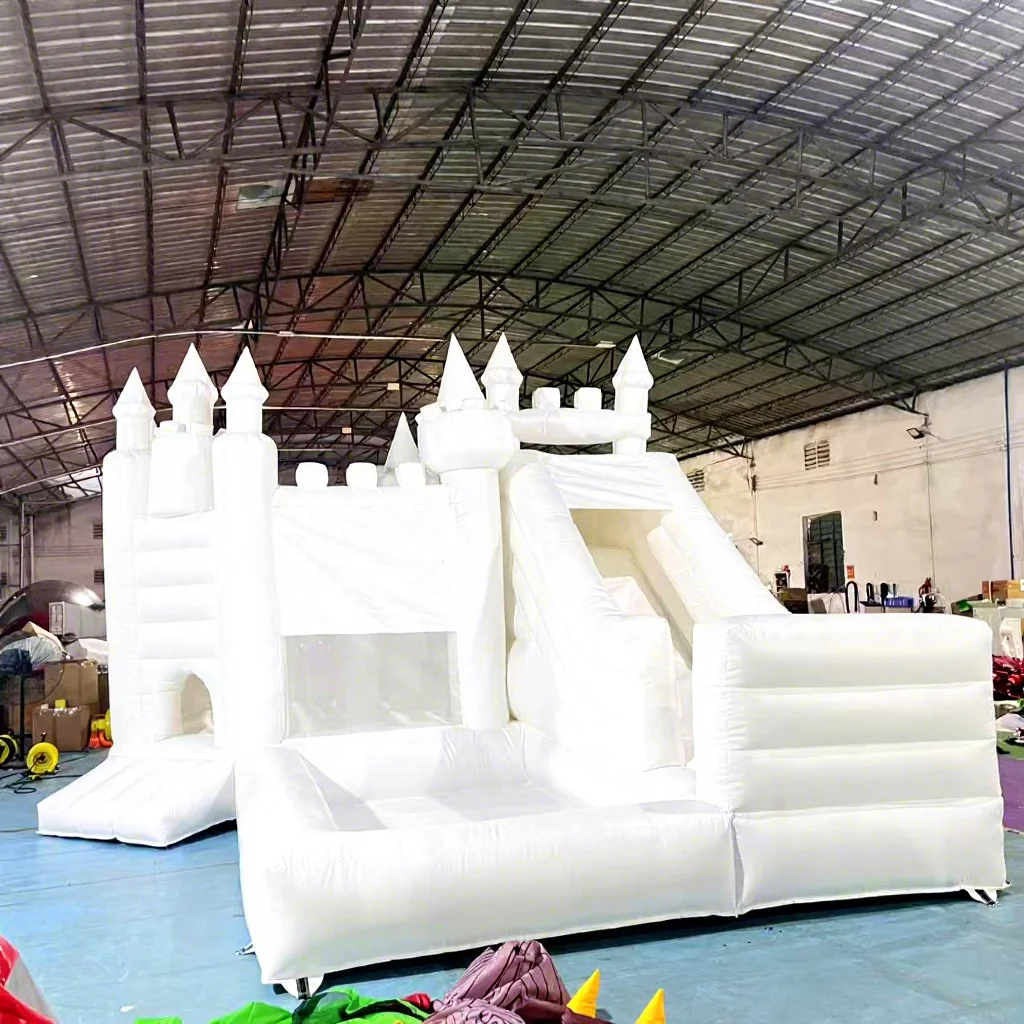 

Bouncing Castle Inflatable Outdoor Commercial White Inflatable Castle Outdoor Inflatable Castle