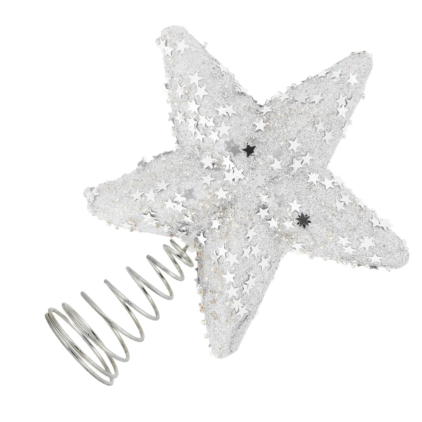 

1pcs Christmas Tree Top Star Decoration Miniature Artificial Small Holiday Ornament for Tree Topper Christmas Star