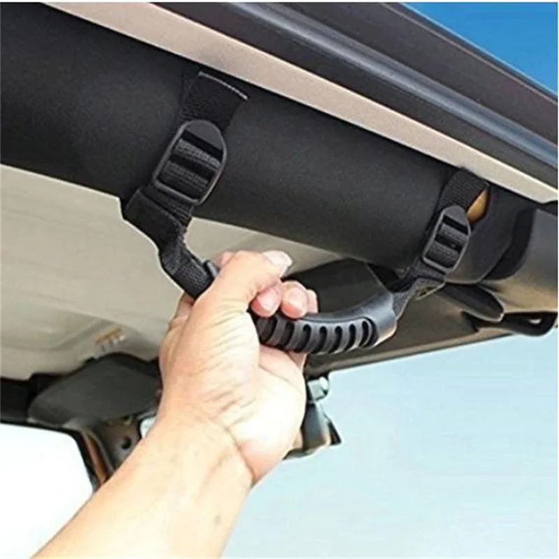 1Pcs Car Interior Roof Handle Grab Handle Grab Bar For Jeep Wrangler YJ TJ JK