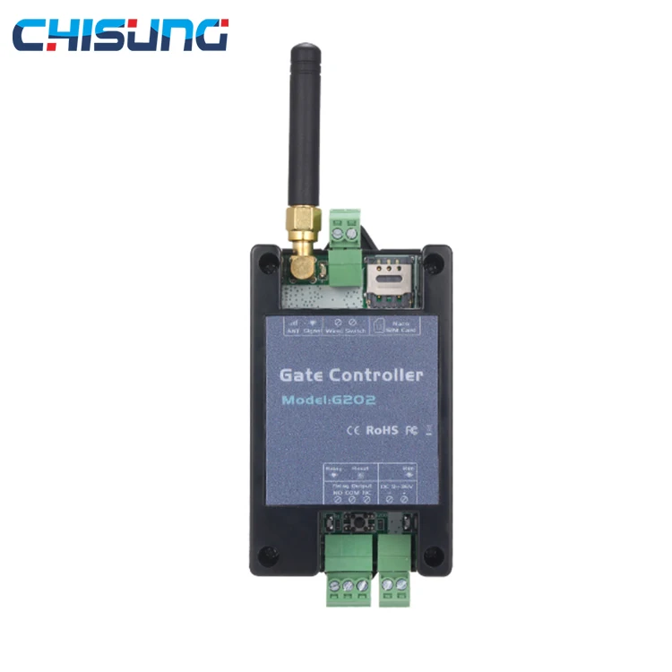 Modern Gsm 2G 4G Remote Control Gate Opener G202 Single Relay Switch for Outdoor Courtyard Sliding/Swing/Garage Gates