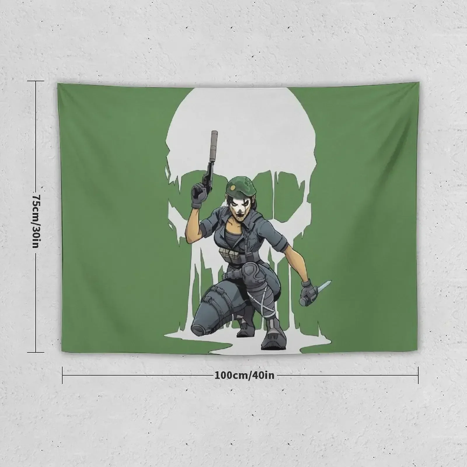 Six Siege: Caveira Tapestry Decorations For Room Wall Mural Tapestry