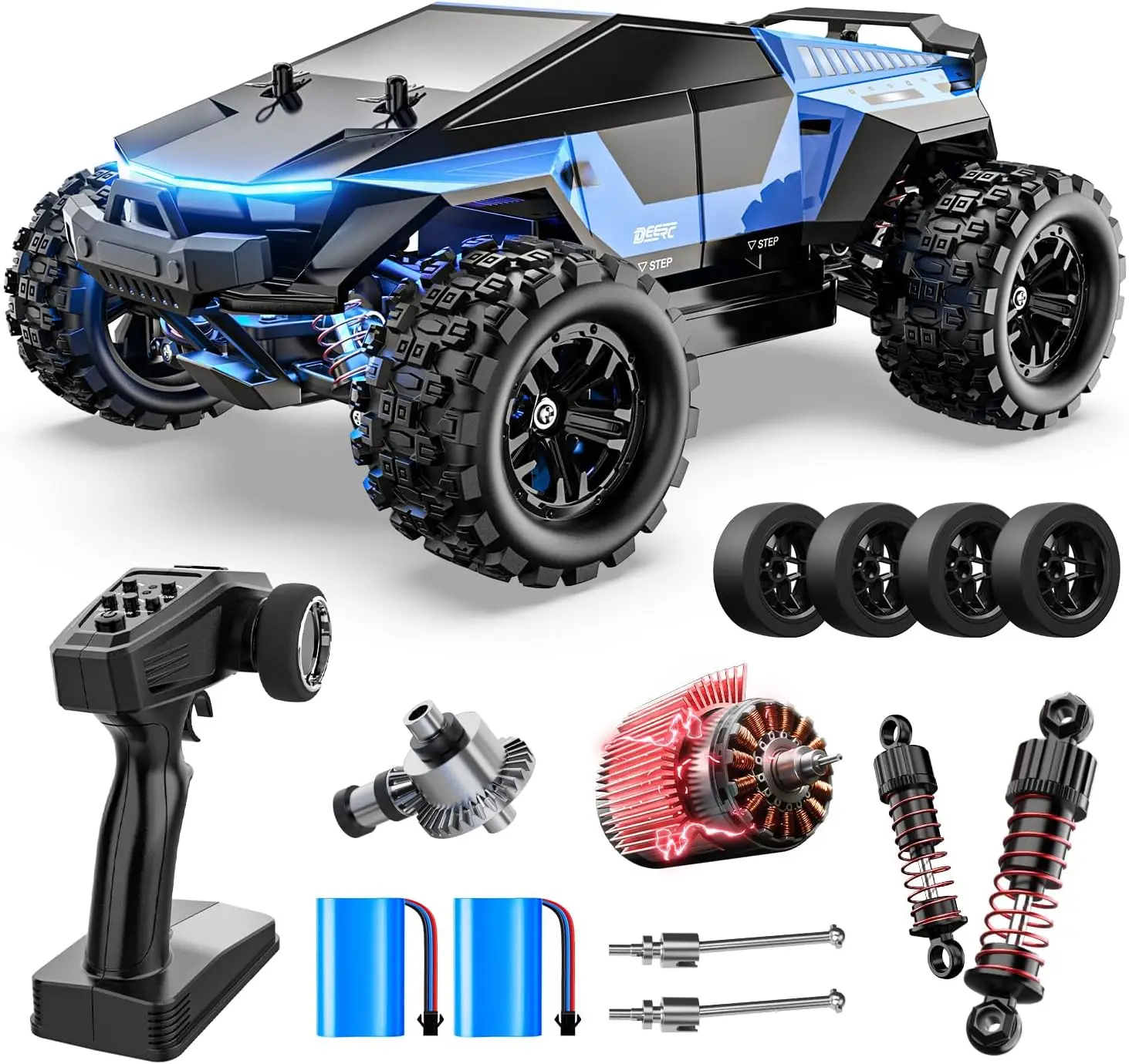 1/18 Scale RC Car, All-Terrain Remote Control Vehicle for Fast Drifting and Racing