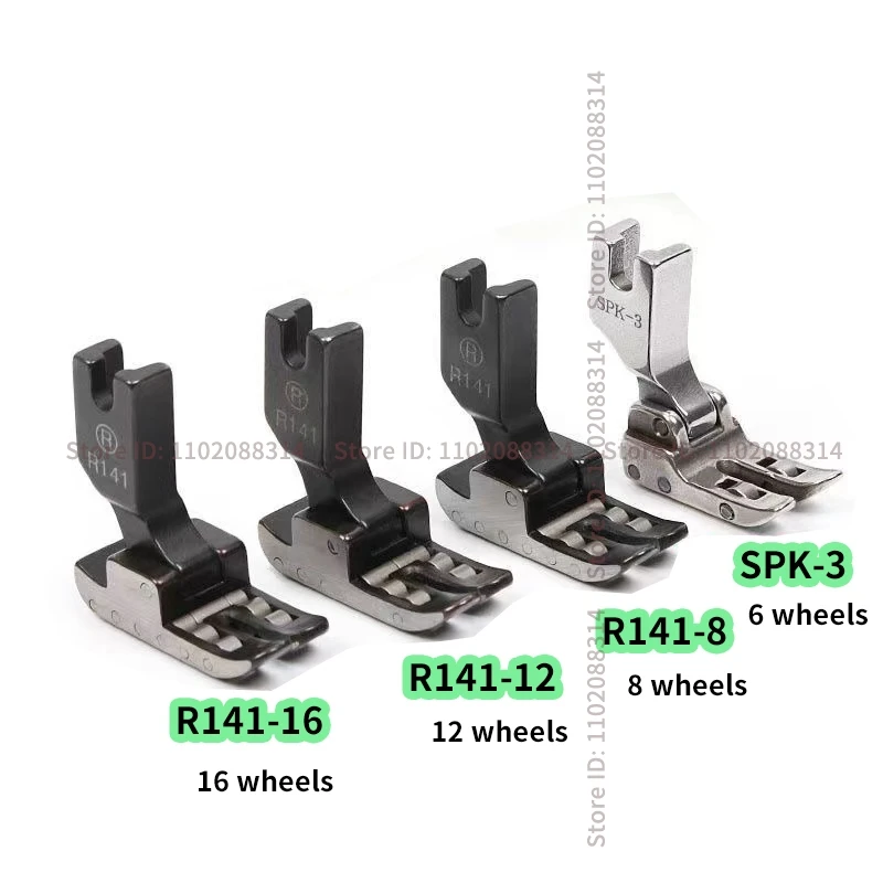 R141 Roller Anti-wrinkle Presser Foot Spk-3 Luggage Leather Coating Waterproof Bag Fabric 6-Wheel 8-wheel 12-wheel Presser Foot