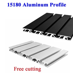 1PC 15180 Aluminum Profile Extrusion Length 100mm to 550mm Anodized Linear Rail for DIY CNC 3D Printer Parts Workbench Frame