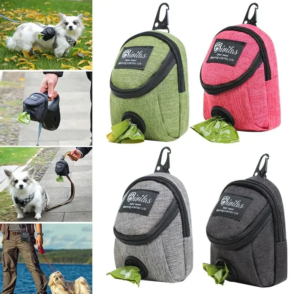 Přenosné pes tvoření opatrovat brašna outdoorové zvířátko pes opatrovat pouch štěně svačina odměnit pás brašna pes bobky brašna dávkovač zvířátko příslušenství