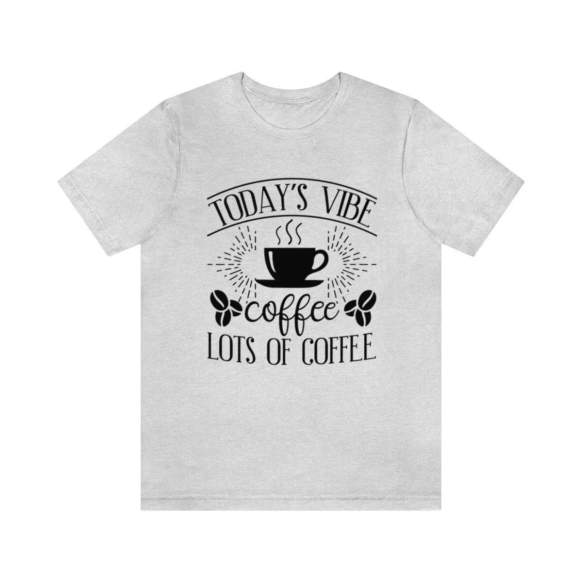 Funny T Shirt Women Coffee Cup s For Mom Lover Beans Design Bella Canvas