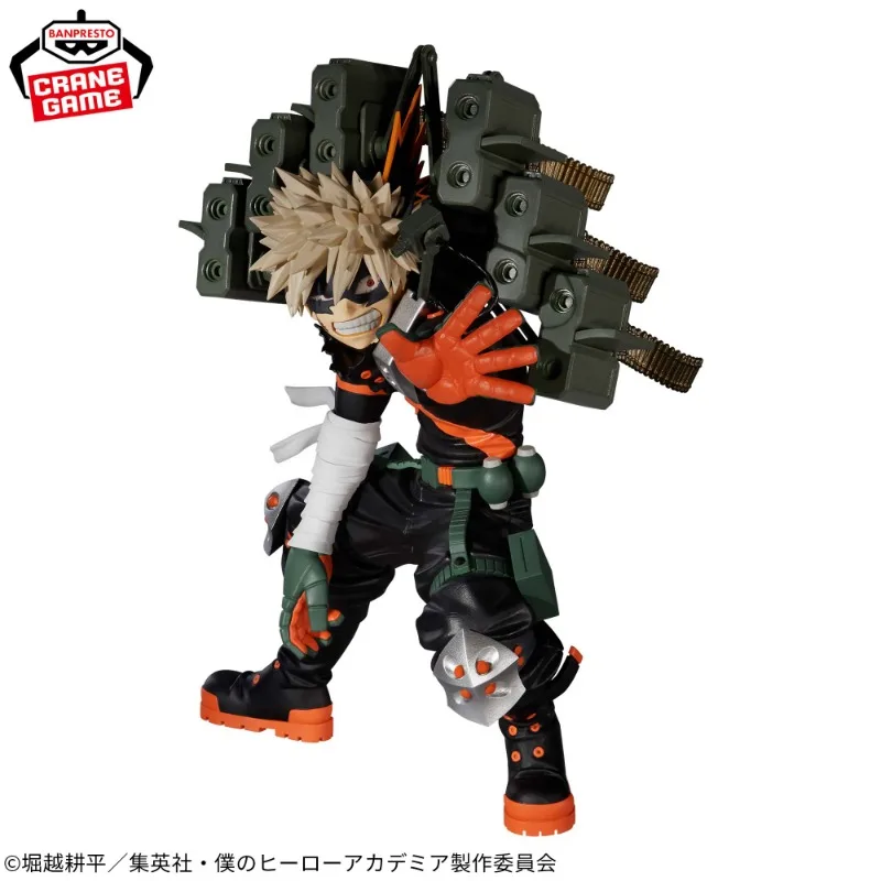 BANDAI BANPRESTO My Hero Academia THE AMAZING HEROES PLUS Vol.2 Bakugou Katsuki PVC Anime Action Figures Model Collection Toy