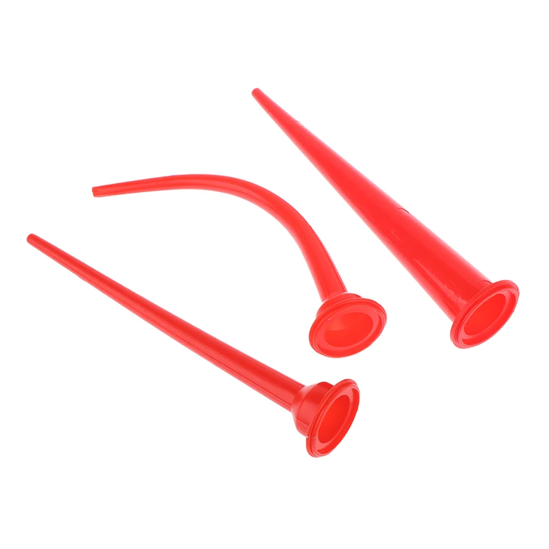 1/2/3 セットプラスチックコーキングノズルアプリケーターソーセージコーキング延長ツールキャンバー/ロングコーキングノズルセット