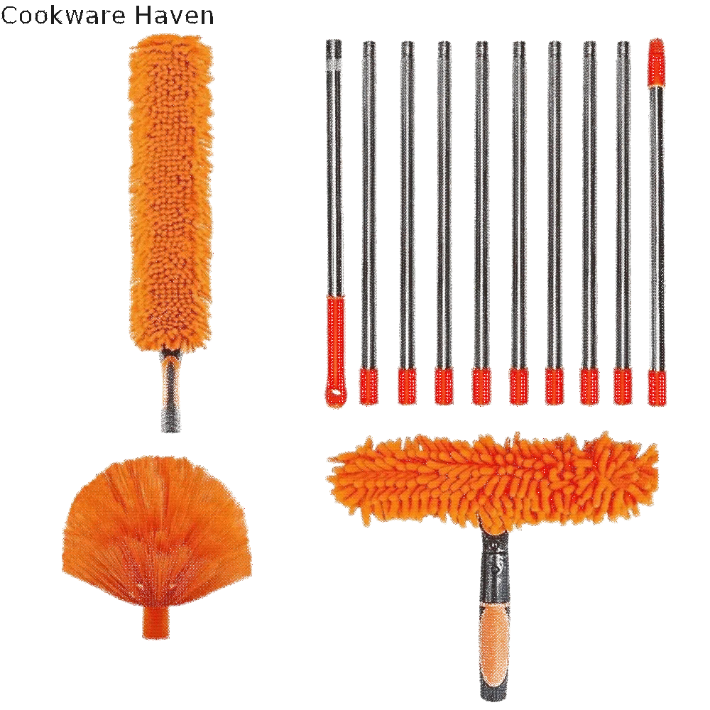 Max length 4.25m Window Squeegee Set Extension Pole 11 Style Combinations Glass Cleaner Set Dusting Cleaning Dust Remover