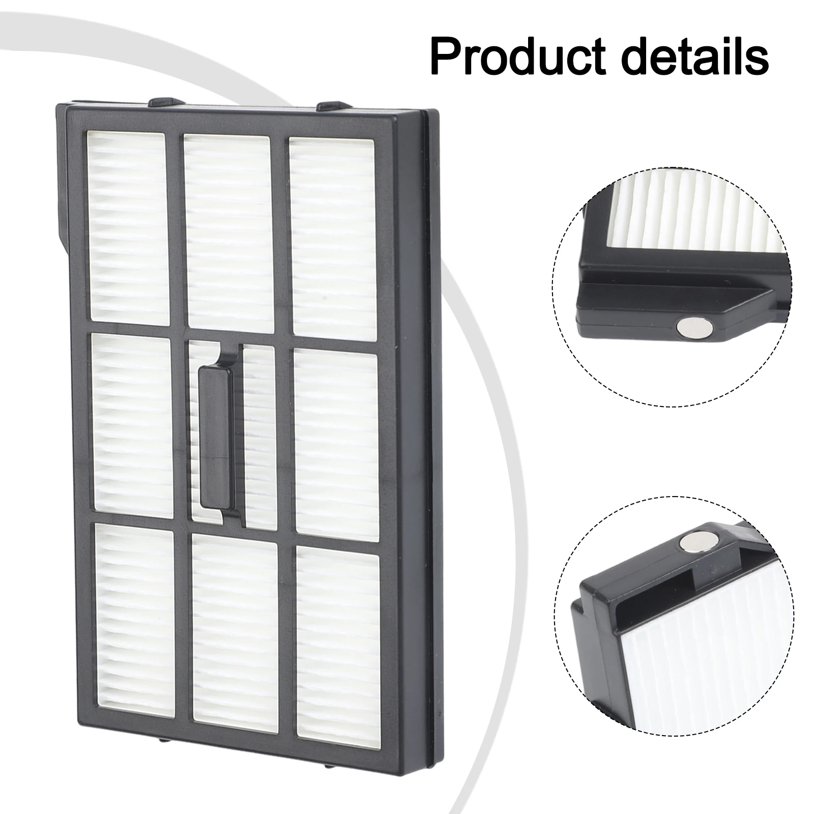 1Pc Replacement Filter For Eufy E25 E28 E35 Robot Vacuum High-Efficiency Filtration For Pet Hair And Dust Easy Install