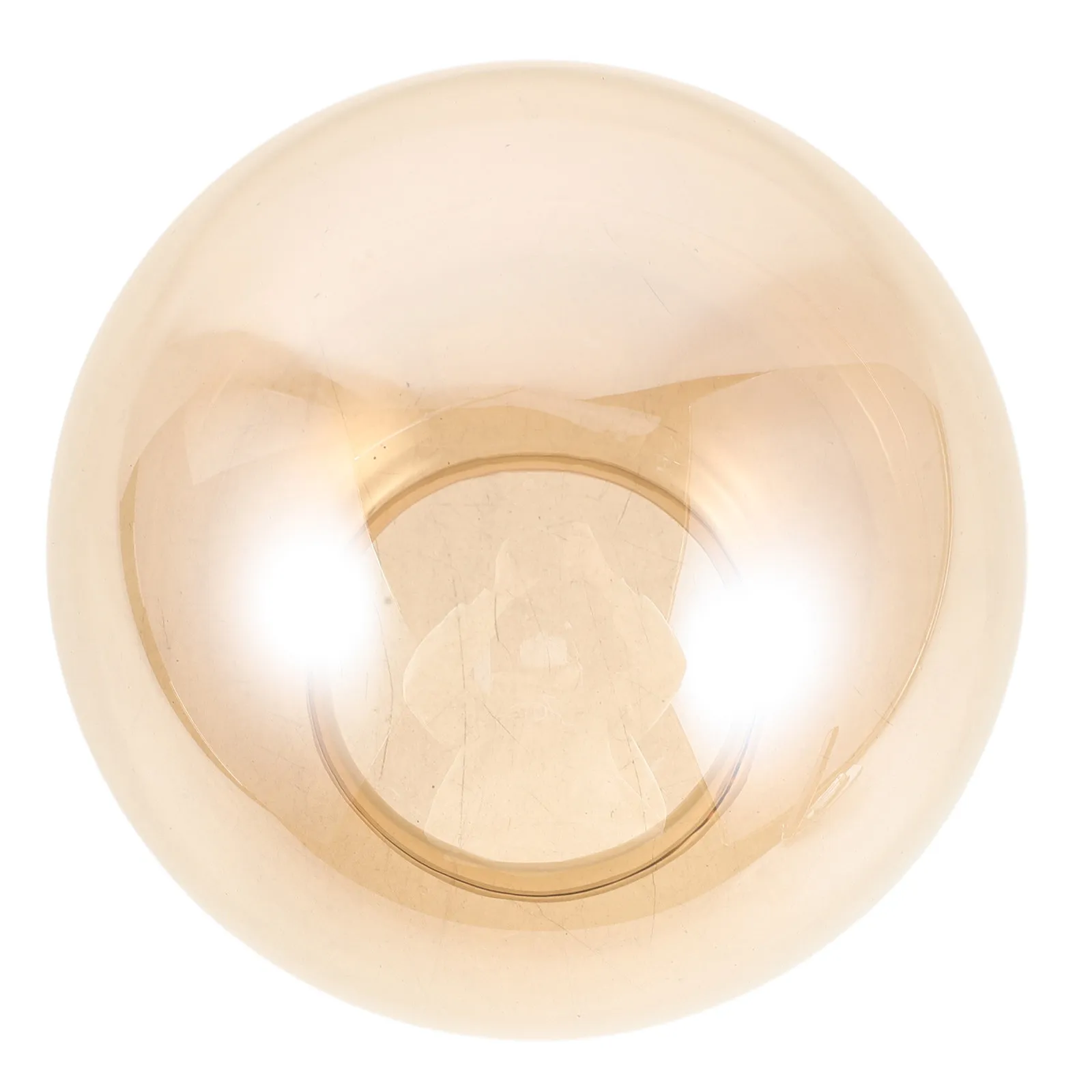 6 Inch Clear Glass Sphere Lamp Shade Replacement Transparent Round Globe Light Cover for Bedroom Living Room Dining Pendant