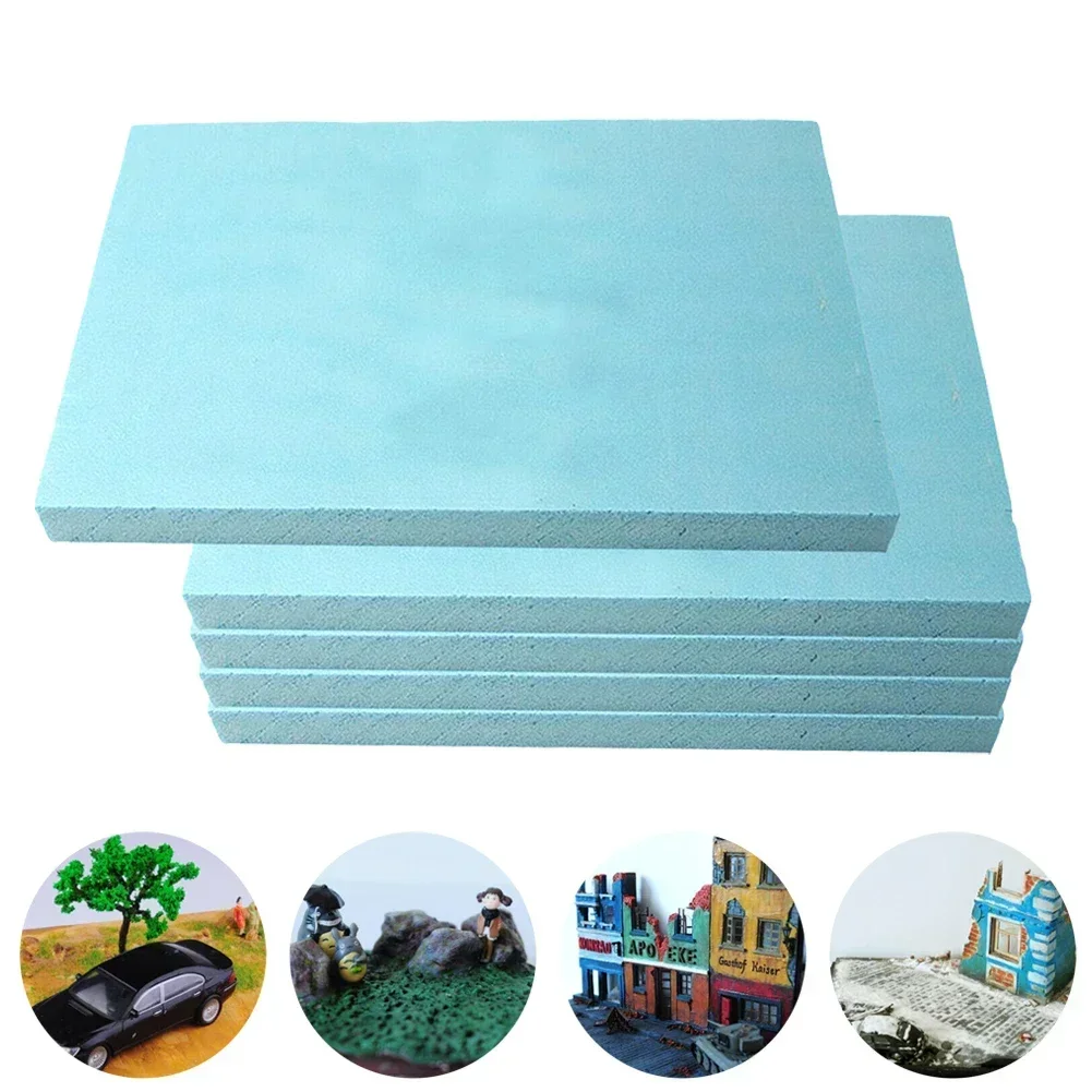 5Pcs Foam Board Modelling Building DIY Crafts Foam Slab 30x10x3cm Diorama DIY Model Material Diorama Base Board Sheet