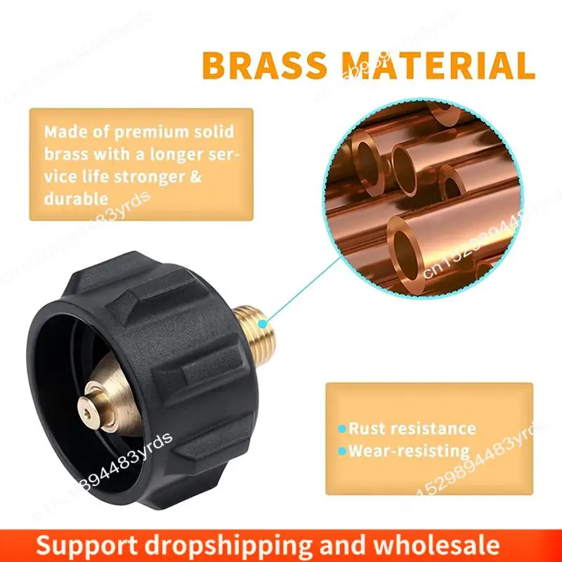 

Адаптер для пропана AA86 Адаптер для фитинга клапана регулятора газа с гайкой и наружной резьбой 1/4 дюйма