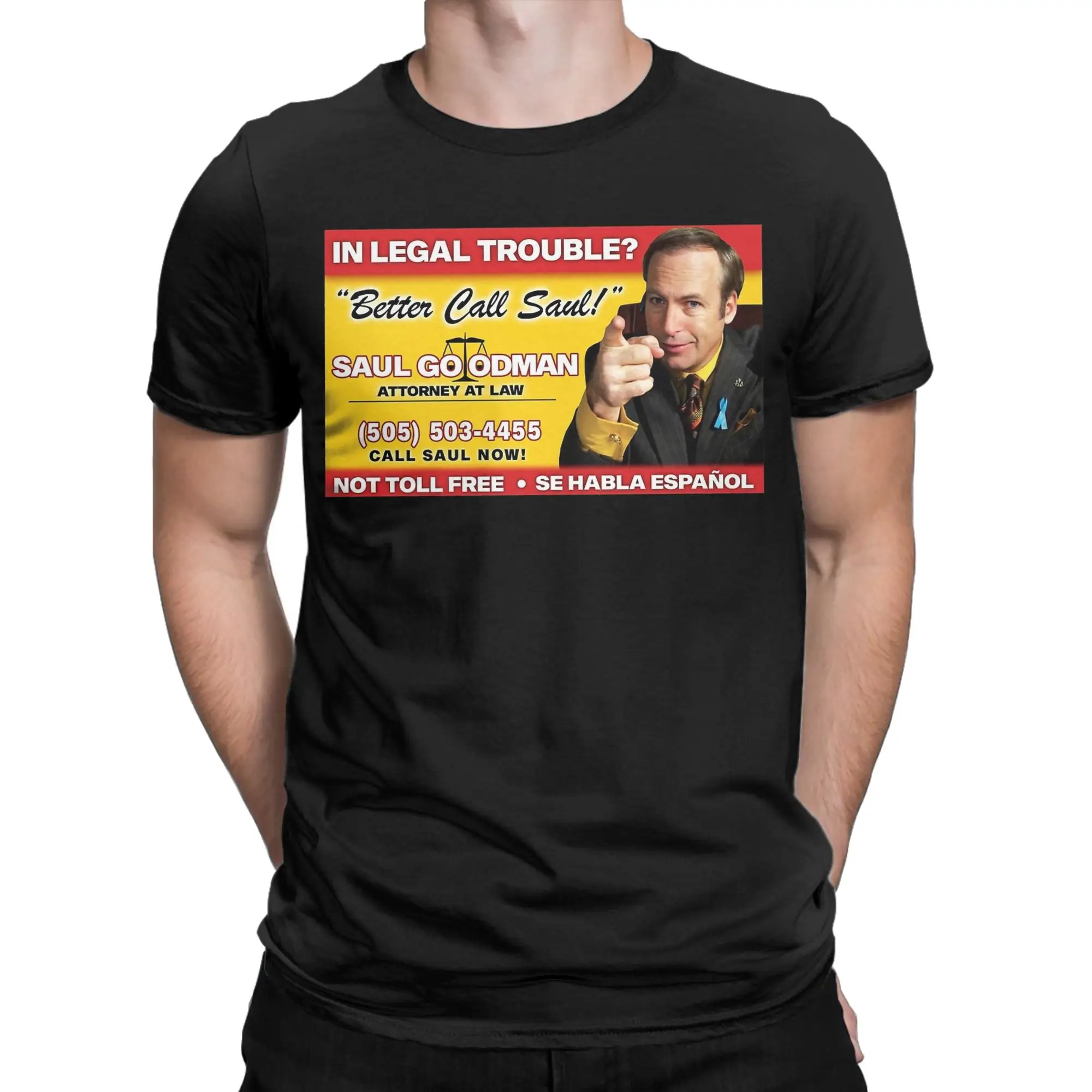 Better Call Saul T Shirts for Men Cotton Novelty T-Shirts O Neck  Tee Shirt Short Sleeve Clothing Summer