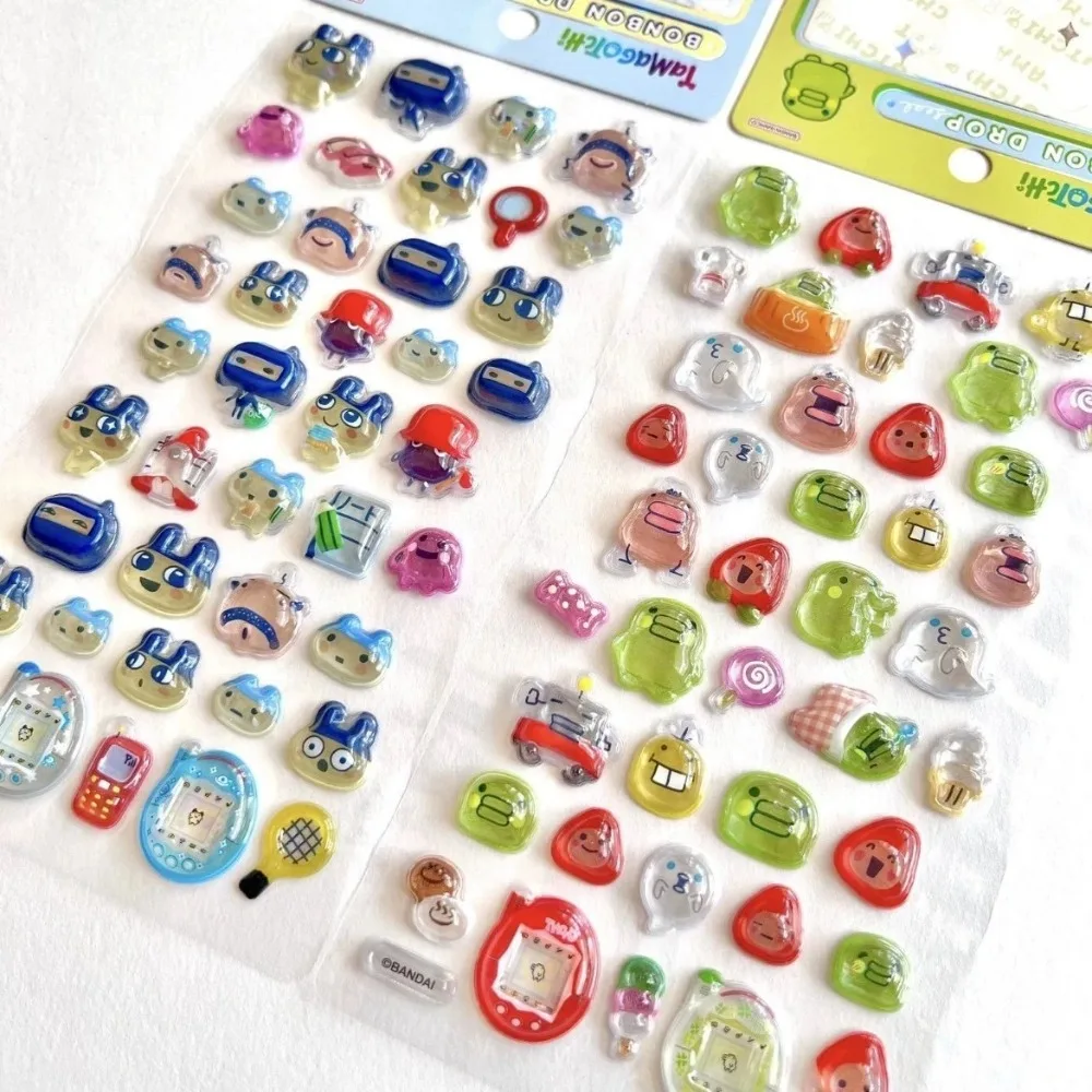 ❤ Nakilo 1924 1924 Innovotel Kushazio Nakano Kawaii Tamagotchi Stickers 3D Diy Scrapbook Laptop Decal Bonbon Drop Seal Stickers Scrapbook Feestartikelen Geschenken SS