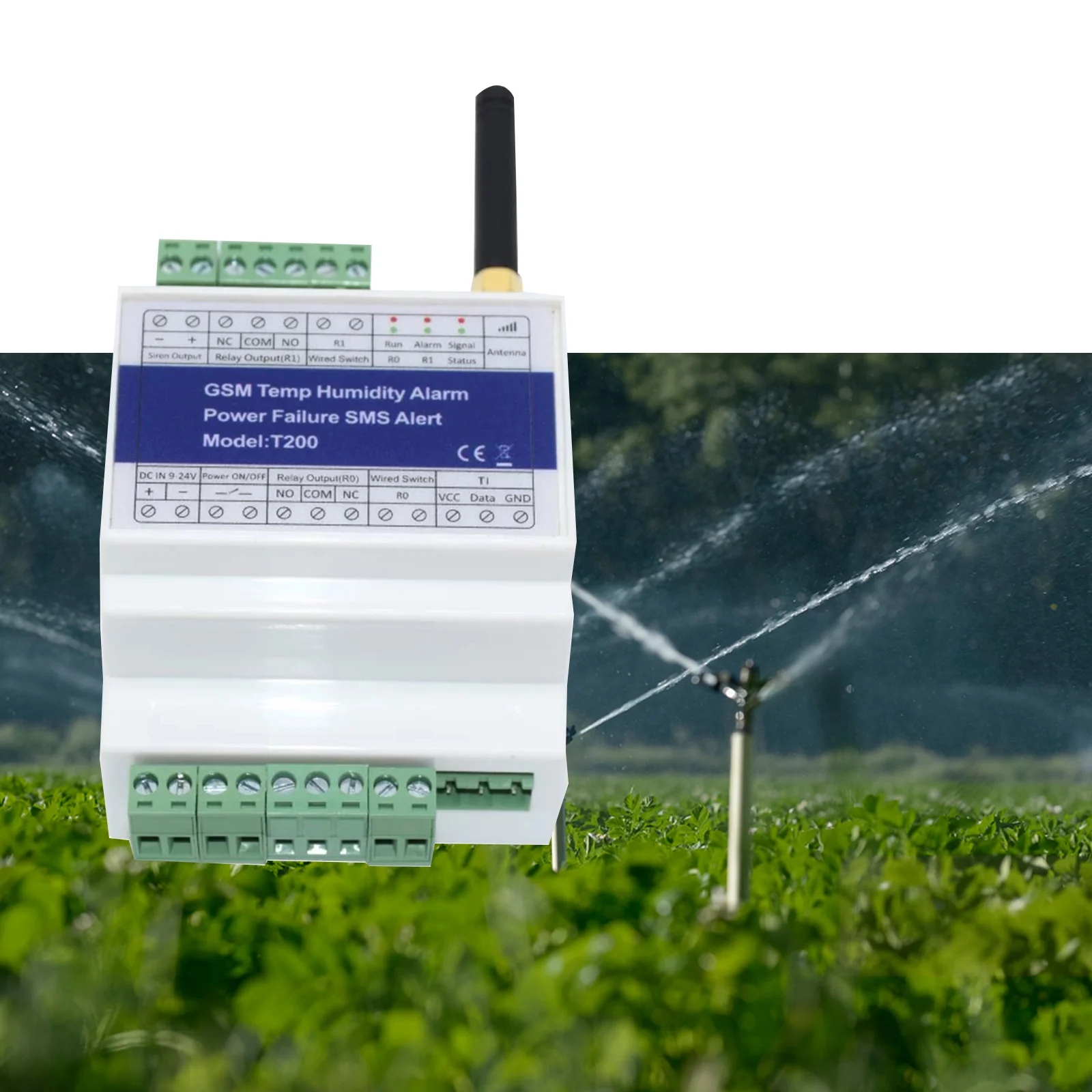 

Promotion 2G/4G Relay Switch No Call Charges T200 GSM Temperature Humidity Status Monitor Alarm Remote On/Off Control