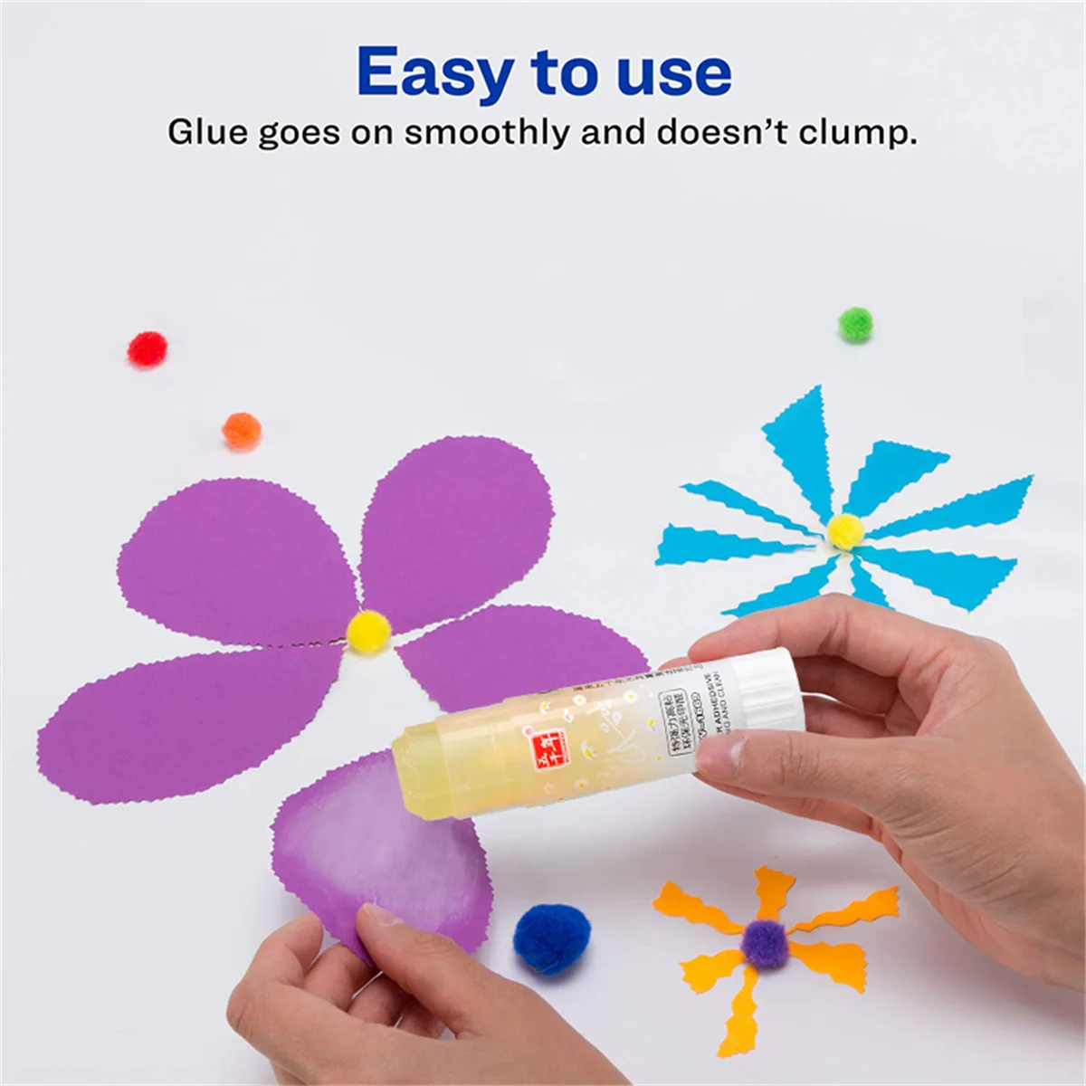 Random Color Macaron Color Mini Solid Glue Convenient Children's Portable Glue Stick Transparent High-viscosity Glue