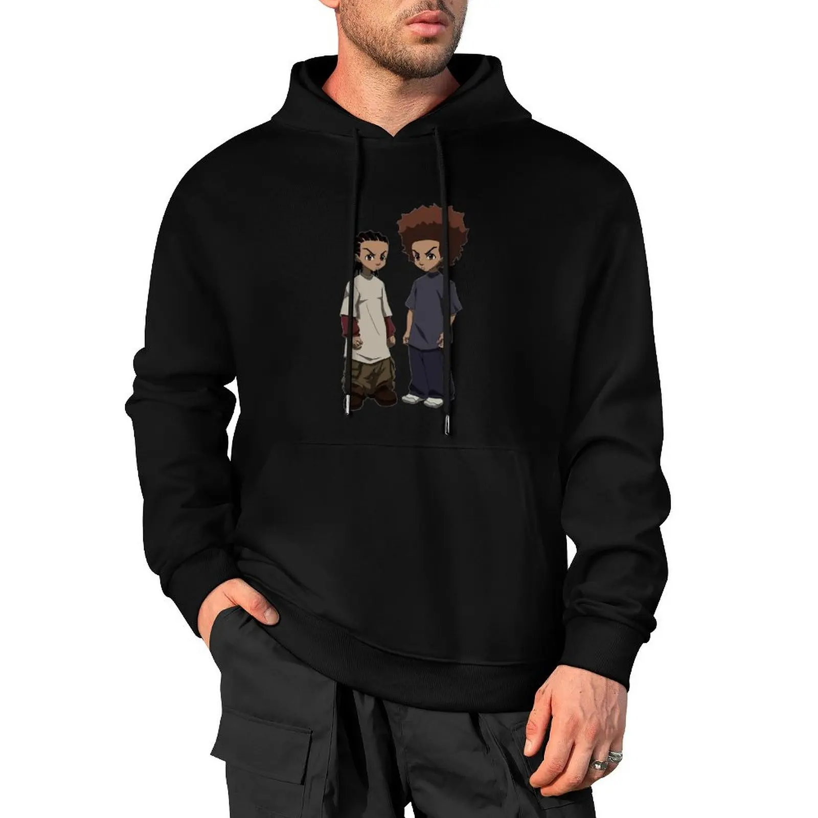 Huey and Riley Freeman For Fans Pullover Hoodie men wear autumn new products anime clothing blouse hoodie man