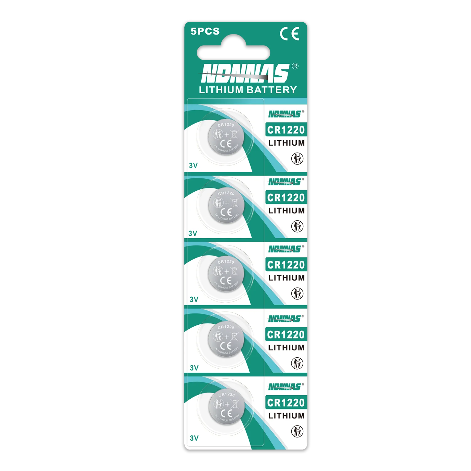 CR1220 3V Long-Lasting Lithium Battery Multi-Compatible 2-50PCS For Watch Remote Control Toys