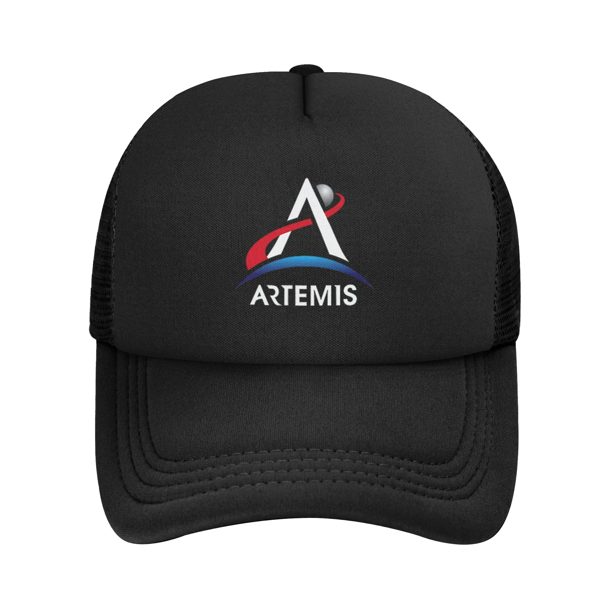 A-Artemis Program We are Going Moon Mesh Baseball Caps Unisex Fashion Trucker Cap  Hat Adjustable Snapback Caps Trucker Cap