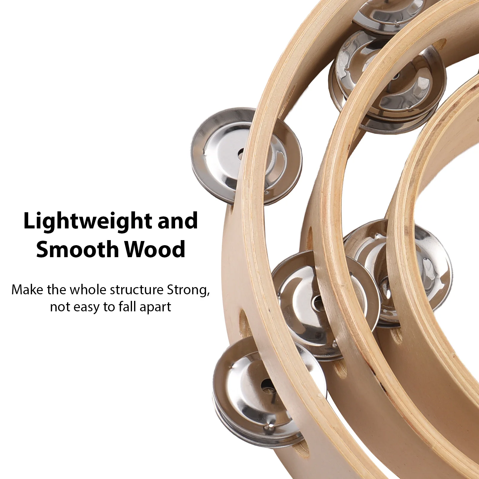 Thumbnail 3 - #32 Latest Wooden Tambourines Offers